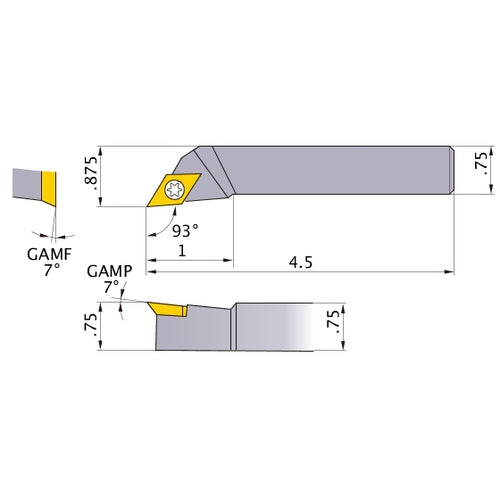 SDJER-124 TURNING HOLDER