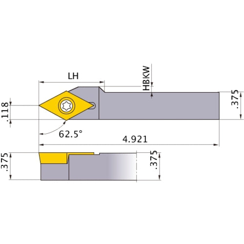 SDNCR-062SM TURNING HOLDER