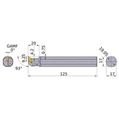 SH19K-FSDUCL07 BORING BAR