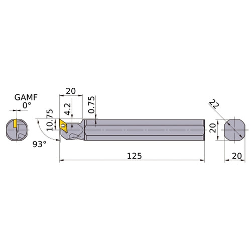 SH22K-FSDUCL07 BORING BAR