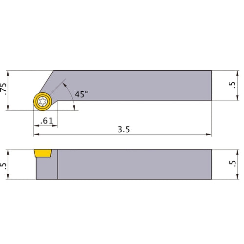 SRGCR-0808M TURNING HOLDER