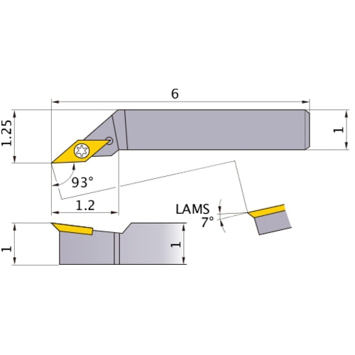 SVJDR-163 TURNING HOLDER