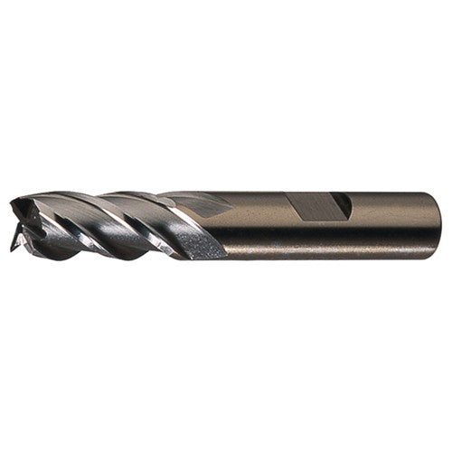 ‎7/16″ × 3/8″ × 1-3/4″ × 3-3/4″ RHS / RHC HSS-E (PM) Powder Metal Finishing End Mill-4F SE CC - Bright - Exact Industrial Supply
