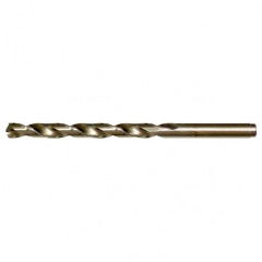 #23 RHS / RHC HSS-CO 8% (M42) 135 Degree Split Point Cobalt Heavy Duty Jobber Length Drill - Straw / Gold Oxide - Benchmark Tooling