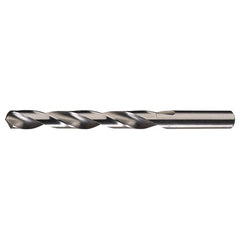 19/64 RHS / RHC HSS 118 Degree Radial Point Low Helix Jobber Drill - Bright - Exact Industrial Supply