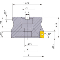 APX4000UR0205B FACE MILL