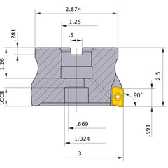 APX4000UR0307DB FACE MILL