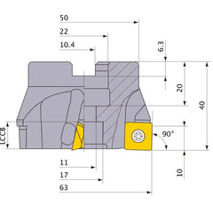 ‎ASX400-063A06R MILL