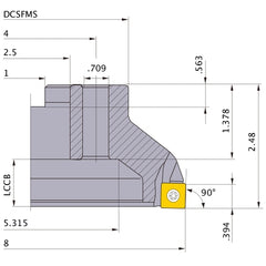 ASX400R0816M FACE MILL