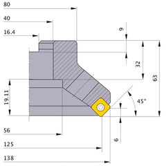 ‎ASX445-125B12R MILL