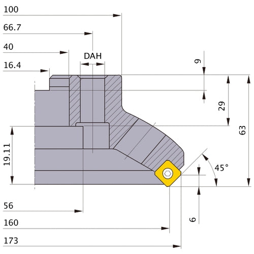 ‎ASX445-160C10R MILL