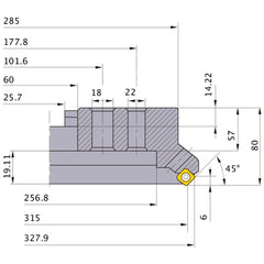 ‎ASX445-315C28R MILL