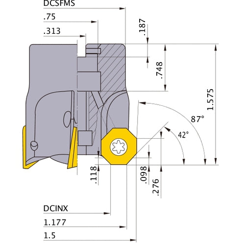 BOE4R1503X FACE MILL