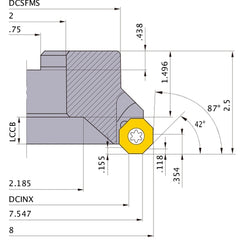 BOER0809F FACE MILL