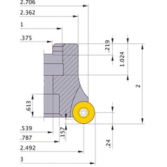 BRP6UPR0306C FACE MILL