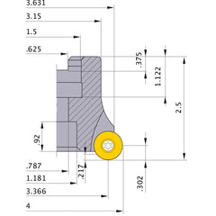 BRP7UPR0406E FACE MILL