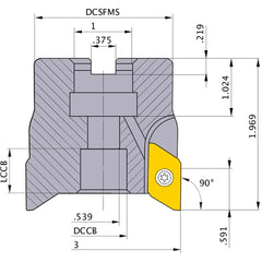 BXD4000R0305 FACE MILL