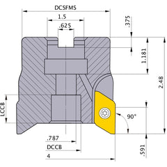 BXD4000R0406 FACE MILL