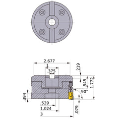FMAXUR0314C FACE MILL