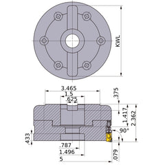 FMAXUR0524E FACE MILL
