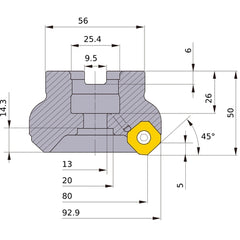 WSX445R08004CA MILL