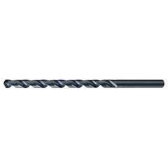 13/32″ RHS / RHC HSS 118 Degree Notched Point Extra Length Drill - Steam Oxide - Exact Industrial Supply