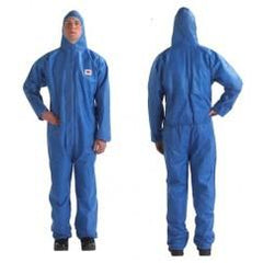 4215 2XL BLUE DISPOSABLE COVERALL - Benchmark Tooling