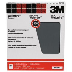 3M Wetordry Sanding Sheets 99420NA 9″ × 11″ 400 grit - Benchmark Tooling