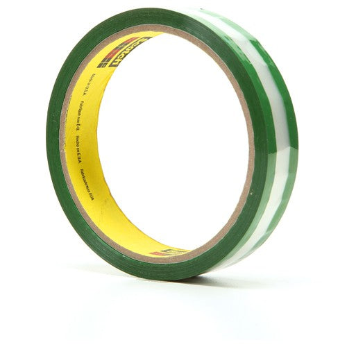 3M Riveters Tape 685 Transparent with Green Adhesive 3/4″ × 36 yd 1.7 mil - Benchmark Tooling