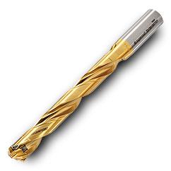 TD1000080S6R01 8xD Gold Twist Drill Body-Cylindrical Shank - Benchmark Tooling