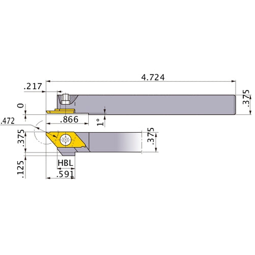 CTAHR-062 TURNING HOLDER
