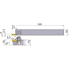 ‎CTCHR1010-200 TURNING HOLDER