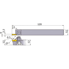 ‎CTCHR1212-200 TURNING HOLDER