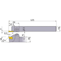 ‎CTEHR1616-230 TURNING HOLDER