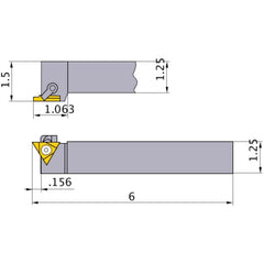 ‎MTVOR-20-4D TURNING HOLDER