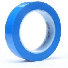 List 471 1" x 36 yds Vinyl Tape - Blue - Benchmark Tooling