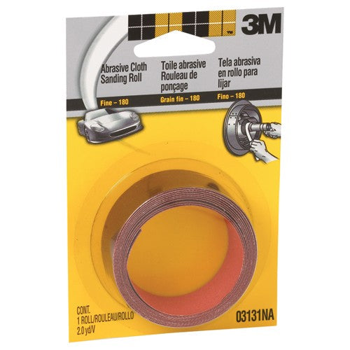 3M Abrasive Cloth Sanding Roll 03131 1″ × 6 ft fine - Benchmark Tooling