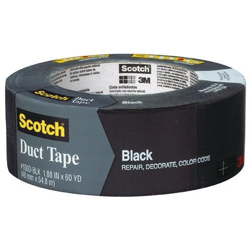 3M Black Duct Tape 3960-BK 1.88″ × 60 yd (48 mm × 54 8 m) - Benchmark Tooling