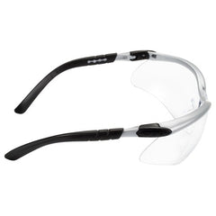‎3M BX Protective Eyewear 11380-00000-20 Clear Anti-Fog Lens Silver/Black Frame - Benchmark Tooling