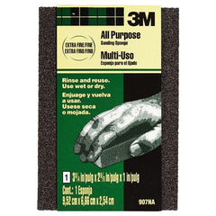 3M Small Area Sanding Sponge 907NA 3.75″ × 2.625″ × 1″ Extra Fine/Fine - Benchmark Tooling