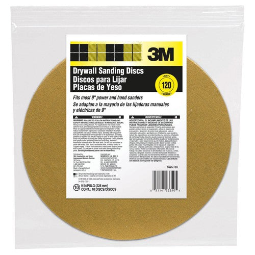 ‎3M Drywall Sanding Disc DW9-120 9″ - Benchmark Tooling