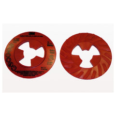 ‎3M Disc Pad Face Plate Ribbed 28443 4-1/2″ Extra Hard Red - Benchmark Tooling