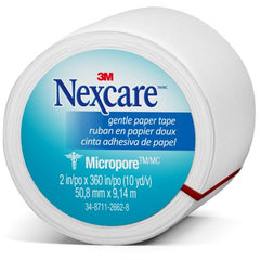 Nexcare Micropore Paper First Aid Tape 530-P1/2 2″ × 10 yds Wrapped - Benchmark Tooling