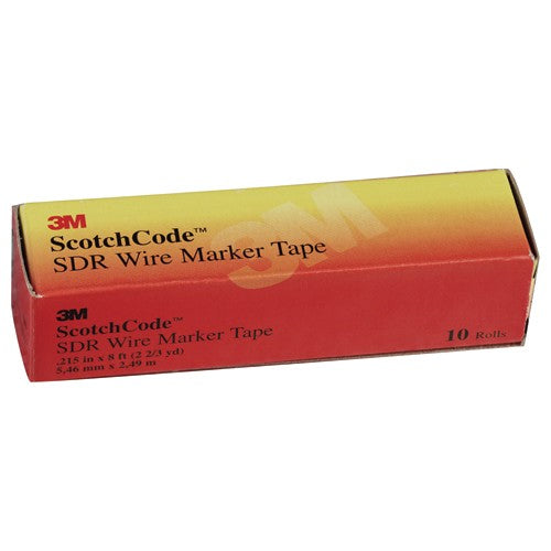 ‎3M ScotchCode Wire Marker Tape Refill Roll SDR-90-99 - Benchmark Tooling