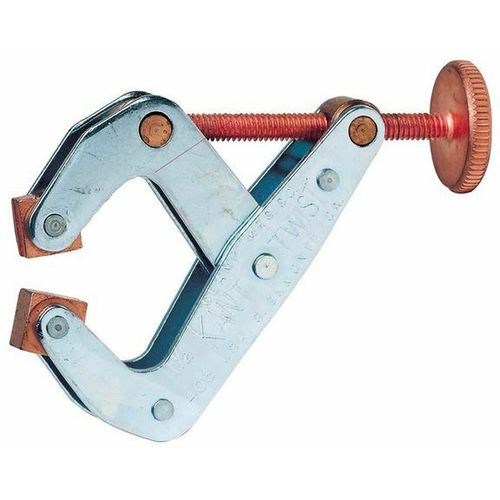 Round Handle Clamp - 1/2″ Throat Depth, 1″ Max. Opening - Benchmark Tooling