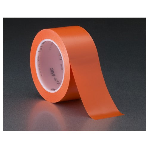 3M Vinyl Tape 471 Orange 1/2″ × 36 yd 5.2 mil - Benchmark Tooling