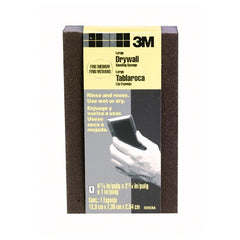 3M Drywall Sanding Sponge 9095DC-NA Dual Grit Block 2 7/8″ × 4 7/8″ × 1″ Fine/Medium - Benchmark Tooling