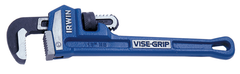 1" Pipe Capacity - 8" OAL - Cast Iron Pipe Wrench - Benchmark Tooling
