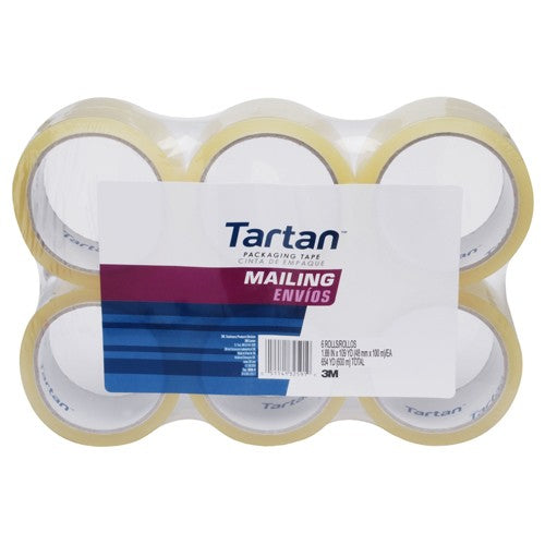 1.88 in × 109 yd (48 mm × 100 m), Tartan™ Mailing Packaging Ta Alt Mfg # 92387 - Benchmark Tooling