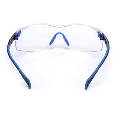 3M Solus 1000-Series Safety Glasses S1101SGAF Black/Blue Clear Scotchgard Anti-Fog Lens - Benchmark Tooling